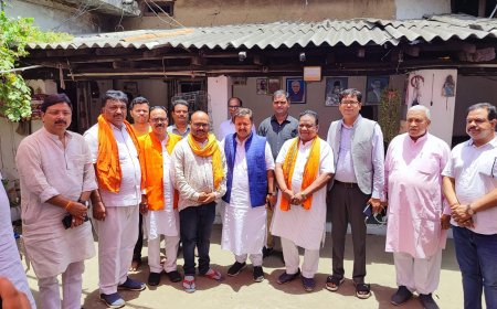 शोकाकुल पटनायक परिवार में पहुंचे प्रदेश सह प्रभारी नितिन नवीन