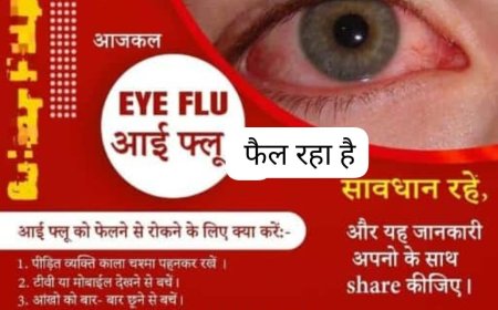 देश के कई प्रदेशों मे तेजी से फैल रहे Eye फ्लू के कारण, लक्षण सावधानी और निजात पाने जाने समाधान,,