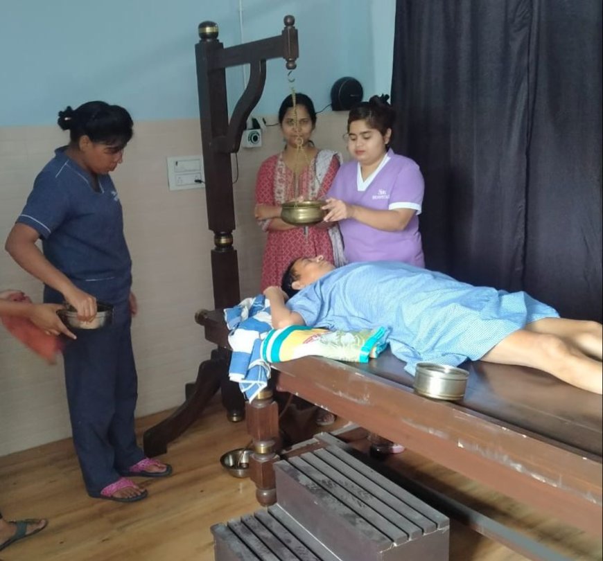 श्री राधा कृष्ण हॉस्पिटल पंचकर्म से लकवा ग्रस्त मरीजों का इलाज
