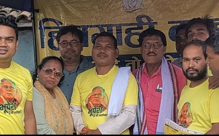 युवा कांग्रेस द्वारा आयोजित हितग्राही कार्ड अभियान का शुभारंभ