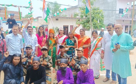 भाजपा नेत्रियों के अथक प्रयास से स्वतंत्रता दिवस पर विशेष आयोजन