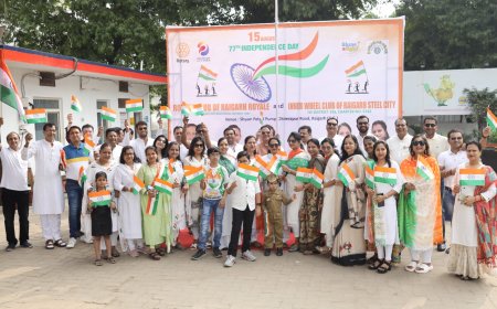 रोटरी रॉयल रायगढ़ ने यादगार ढंग से मनाया स्वतंत्रता दिवस