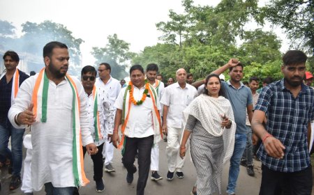 जिलाध्यक्ष अरुण का बिलाईगढ़ विधानसभा का तूफानी दौरा