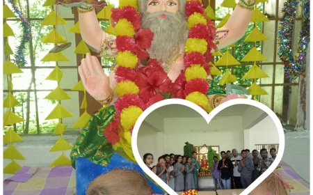 आईटीआई धरसीवाँ में विराजे विश्वकर्मा भगवान