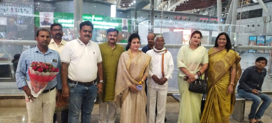 सारंगढ़ बिलाईगढ़ जिला साहू संघ अध्यक्ष शिवचरण साहू के नेतृत्व में माननीय राष्ट्रीय अध्यक्ष जयद्रथ क्षीरसागर का भव्य स्वागत