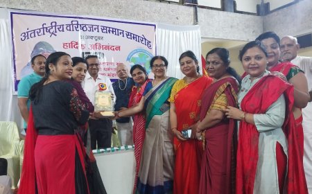 बुजुर्ग हमारे समाज के अनमोल धरोहर हैं - डीआईजी श्री गर्ग