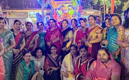 महाराजा अग्रसेन जी की भव्य निकली शोभा यात्रा