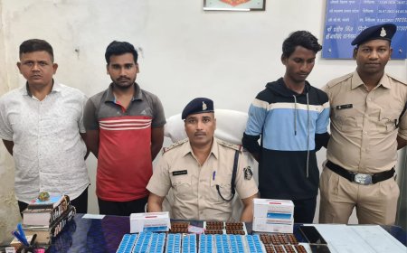 नशे के सौदागरों के खिलाफ रायगढ़ पुलिस की कार्रवाई जारी….