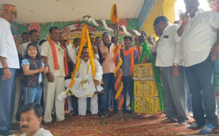 धूमधाम से मनाया गया जगन्नाथ पाणिग्राही का जन्मदिन, पूर्व विधायक विजय अग्रवाल ने दी जन्म दिन की शुभकामनाएं एवं बधाई