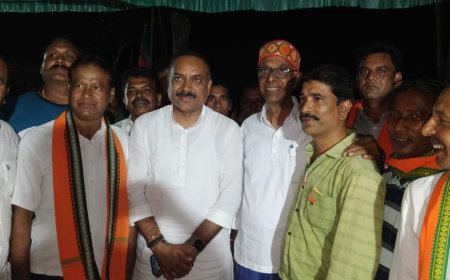 पूर्व विधायक विजय अग्रवाल ने किया ग्राम औरदा में भाजपा चुनाव कार्यालय का विधिवत उद्घाटन