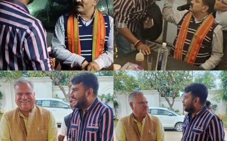 राजधानी रायपुर पहुंचे युवा नेता आकाश, भाजपा के बड़े नेताओं मुलाकात कर लिया आशीर्वाद, रायगढ़ आने का दिया निमंत्रण