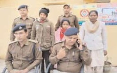 जिला पुलिस ने 24 घंटे में सुलझाया अंधे कत्ल की गुत्थी दो आरोपियों को किया गिरफ्तार....