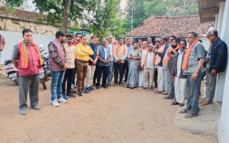 भाजपा  कार्यसमिति की बैठक में पूर्व राज्य मंत्री सुरेन्द्र सिंह बेसरा हुए शामिल