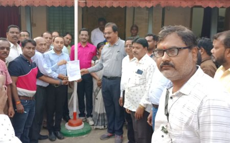 घरघोड़ा में कर्मचारियों अधिकारियों का शानदार प्रदर्शन