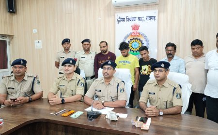 आईपीएल मैच में बॉल टू बॉल सट्टा खिलाते 3 आरोपी समेत कुल 12 सटोरिए को पुलिस ने रायगढ़ शहर, चक्रधरनगर और खरसिया में पकड़ा….