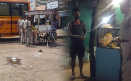 अपराधियों पर पुलिस की कार्यवाही जारी....