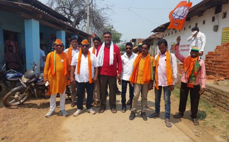 भाजपा किसान मोर्चा ने राधेश्याम के प्रचार में झोंकी पूरी ताकत 