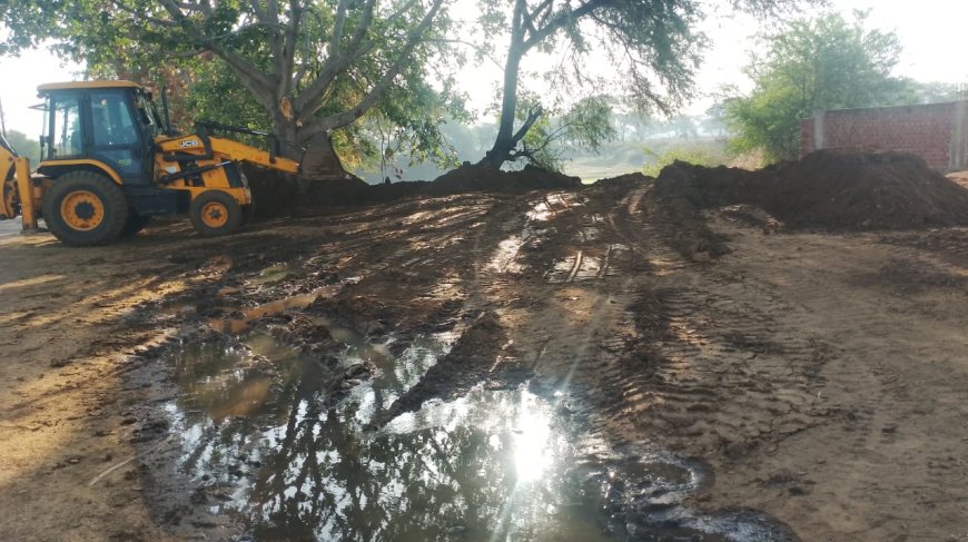 पवनीं के निस्तारी दर्री तालाब पर कर लिया भूमाफियाओ ने अवैध कब्जा