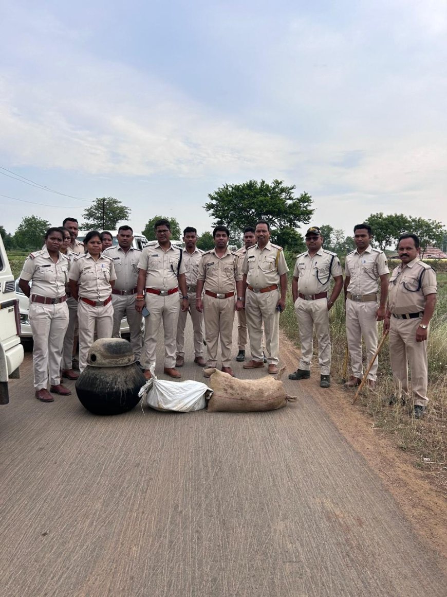 बरगढ़ और सरिया आबकारी टीम की संयुक्त 2 कार्यवाही मदिरा और सामग्री जप्त