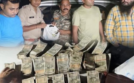 क्रेटा कार से 18 लाख से अधिक अघोषित रुपये जप्त