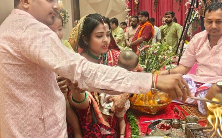 कुलदेवी मां बेरी वाली के जयकारे से गूंजा शहर हुआ भव्य मंगलपाठ