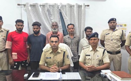पेट्रोल पंप पर मारपीट की सूचना पर तत्काल हरकत में आयी पुलिस टीम ने देर रात छापेमारी कर 06 आरोपियों को किया गिरफ्तार, आरोपियों में एक विधि के साथ संघर्षरत बालक भी शामिल……
