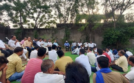 गिरौदपुरी धाम में हुई घटना को लेकर जिला सतनामी समाज की बैठक