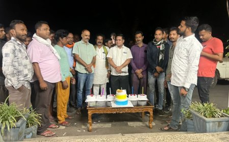 भाजपा अल्पसंख्यक मोर्चा प्रदेश अध्यक्ष शकील अहमद का जन्मदिन धूमधाम से कार्यकर्ताओ एवं मित्रो ने मनाया