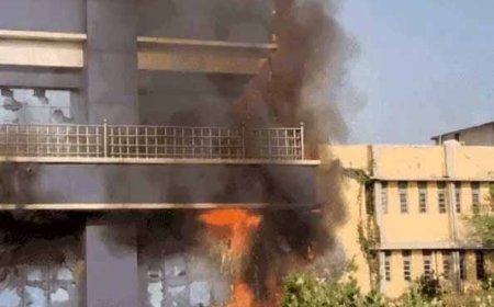 उग्रप्रदर्शन कारियों ने कलेक्टे्रट जलाया, कई वाहन फूंके