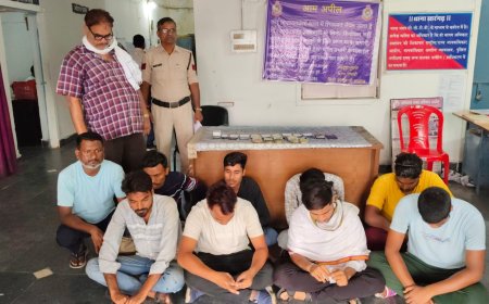 10 जुआडियो पर जुआ एक्ट तहत् बडी कार्यवाही इतने लाख की हुई जप्ती