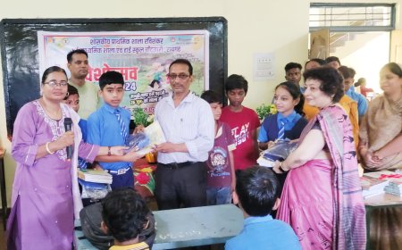 शासकीय रविशंकर प्राथमिक शाला रायगढ़ में शाला प्रवेशोत्सव का हुआ गरिमामय आयोजन 