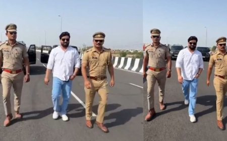रील के चक्कर में गई नौकरी! बिल्डर के साथ ‘सिंघम’ बनने वाले पुलिसकर्मी सस्पेंड