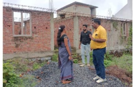 प्रधानमंत्री आवास का अवलोकन व निरीक्षण कार्य - सीएमओ