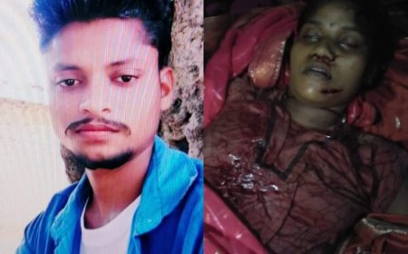 पति ने कुल्हाड़ी मारकर पत्नी को उतारा मौत के घाट... फरार आरोपी चंद घंटों में ही चढ़ा पुलिस के हत्थे