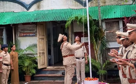 स्वतंत्रता दिवस पर पुलिस कार्यालय और थाना, चौकी प्रांगण में ध्वजारोहण, उत्साह से भरे कार्यक्रमों में स्कूली बच्चों की भी भागीदारी….
