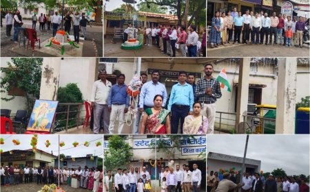 हर्षोल्लास के साथ शहर में मना स्वतंत्रता दिवस