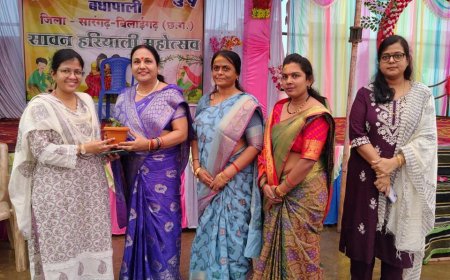 सावन हरियाली महोत्सव कार्यक्रम बंधापाली में संपंन