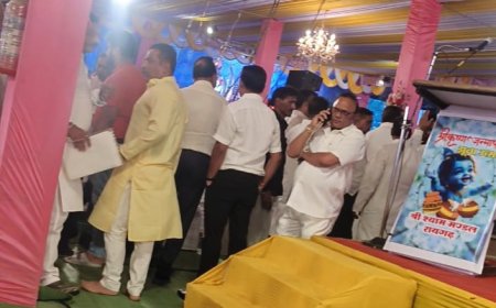 श्याम दरबार मे उदघाटन से पहले विवाद क्यों....?