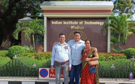 संस्कार का छात्र मद्रास आईआईटी हेतु चयनित डाटा साइन्स एवं एआई में हुआ चयन