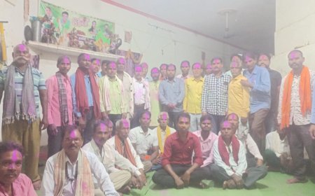 झेरीया यादव समाज का निर्वाचन संपंन