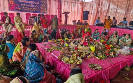 अघरिया समाज की महिलाओं ने रचा इतिहास जारी हुआ विश्व रिकॉर्ड का प्रमाण पत्र