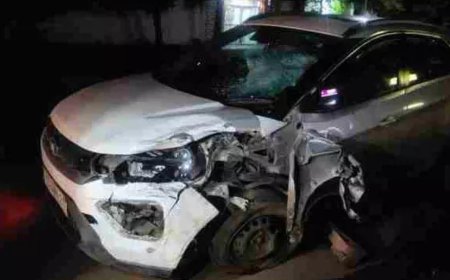 न्याय यात्रा से वापस लौट रहे कांग्रेस नेता की गाड़ी से एक युवक की मौत