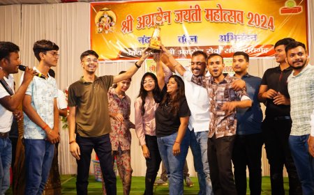 धीमी स्कूटी में मेघ, गोला फेक में लक्की एवं अग्र दौड़ में अर्णव, प्रियांशु, वंशिका और खुशी रहे विजेता