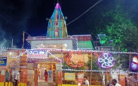 मां कल्याणी शीतला मंदिर में नवरात्रि की तैयारी पूरी