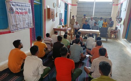 गांधी जयंती पर उपजेल में प्रतियोगिताएं संपन्न