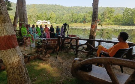 जैव-विविधता विशेषज्ञ ललित शर्मा द्वारा भ्रमण