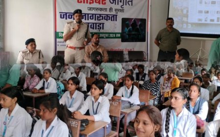 सारंगढ़ बिलाईगढ़ पुलिस द्वारा चलाया जा रहा जागृति अभियान।