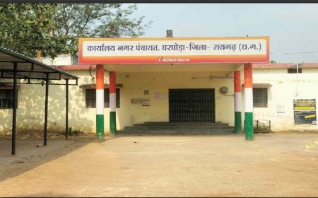 घरघोड़ा नगर पंचायत की तालाबंदी का ऐलान......