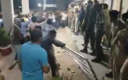 थाने में फांसी पर लटका मिला युवक, थाने में बवाल जारी....