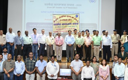 एनटीपीसी सीपत में सतर्कता जागरूकता सप्ताह का शुभारंभ